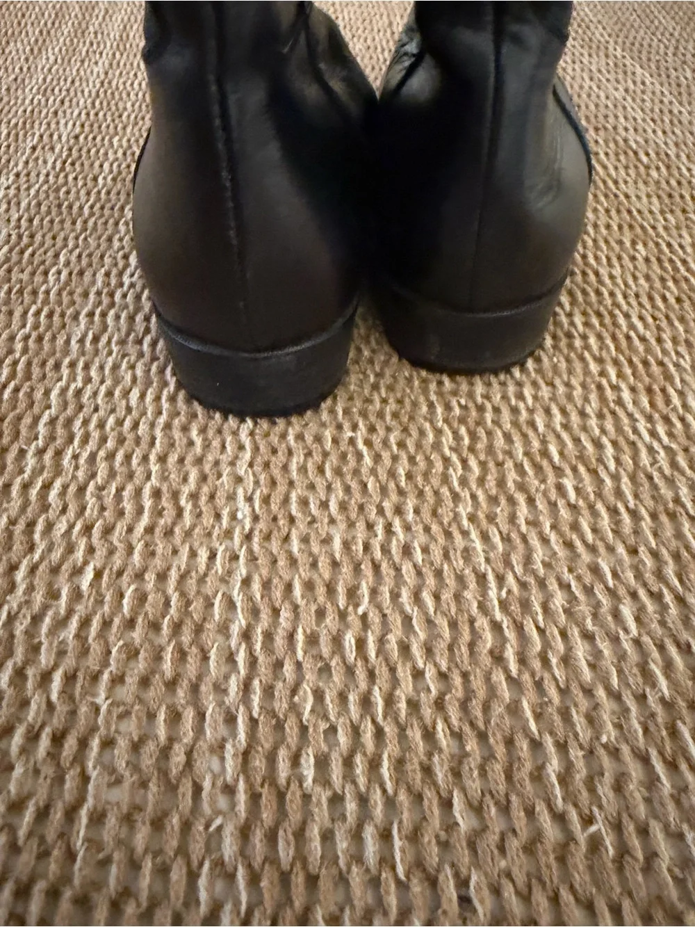 Saks Fifth Avenue Black Leather Over-the-Knee Riding Boots